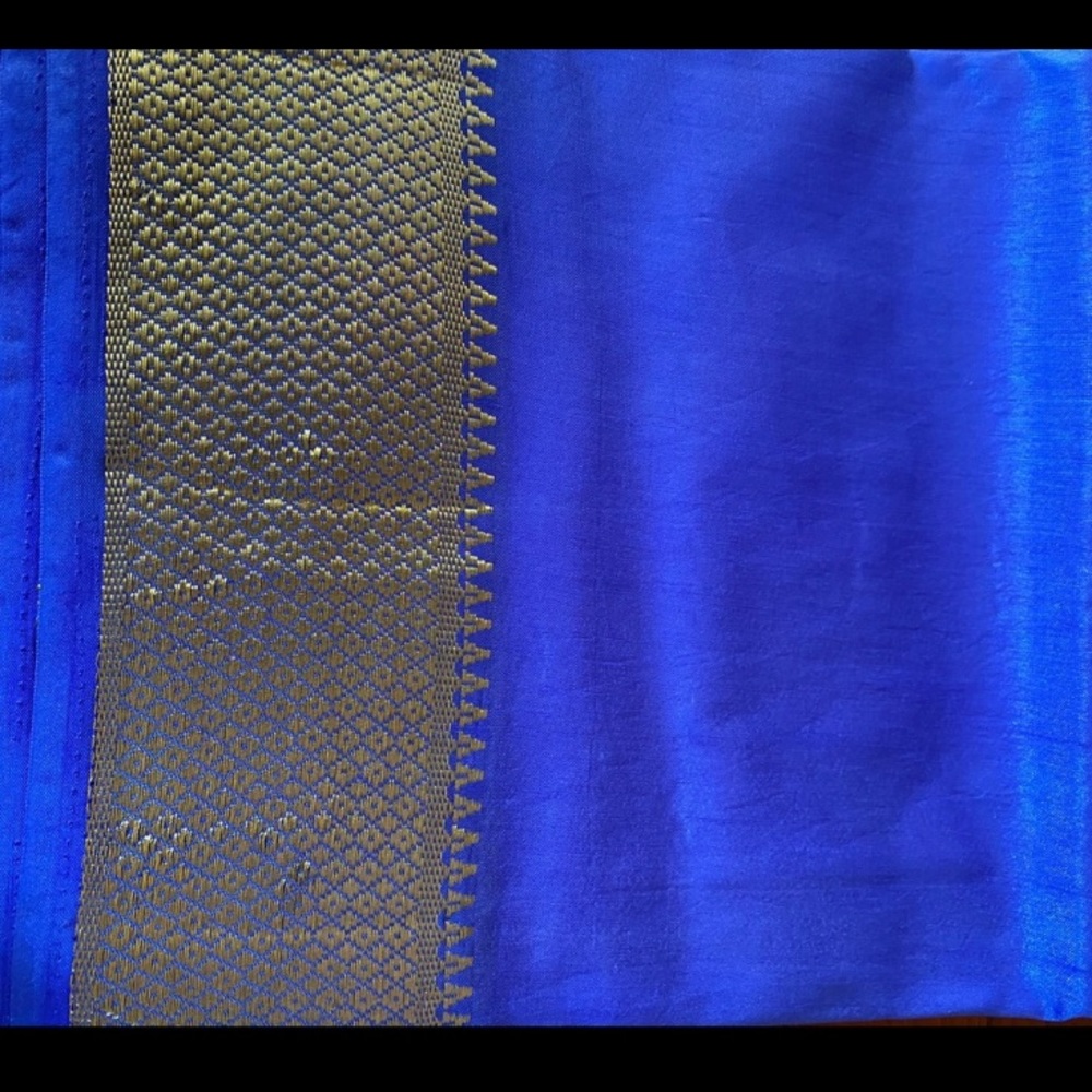Indian saree/sari  
 cotton silk  $45